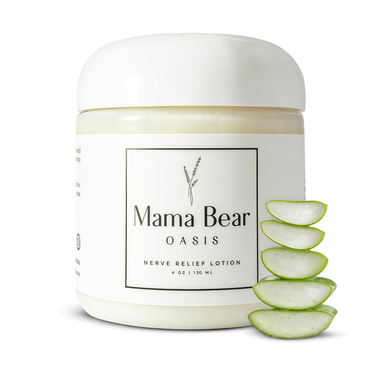 Mama Bear Oasis Lotion - Hydrating Lotion w/ Magnesium Chloride and Pure Ingredients - Fast-Absorbing and Non-Greasy Formula for Foot and Leg Comfort