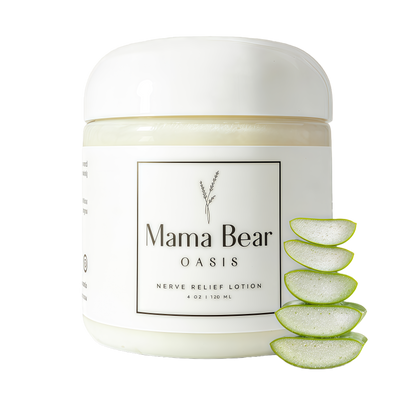 Mama Bear Oasis Lotion - Hydrating Lotion w/ Magnesium Chloride and Pure Ingredients - Fast-Absorbing and Non-Greasy Formula for Foot and Leg Comfort
